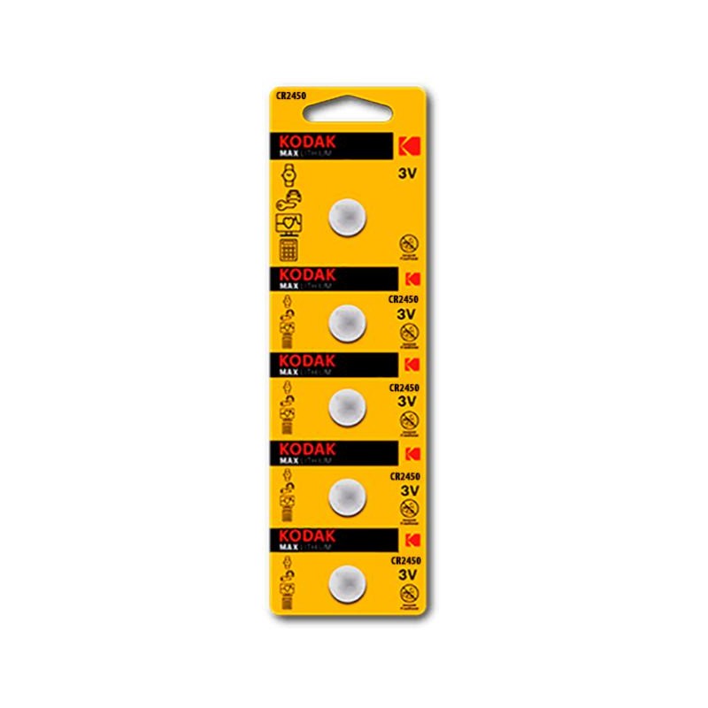 3V pila de botón de litio CR2450